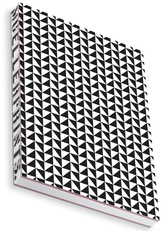 Overhead product shot of MUELLERPRINTS. Paperwork Black No. 06 Hardcover · 160 Seiten · Dotted