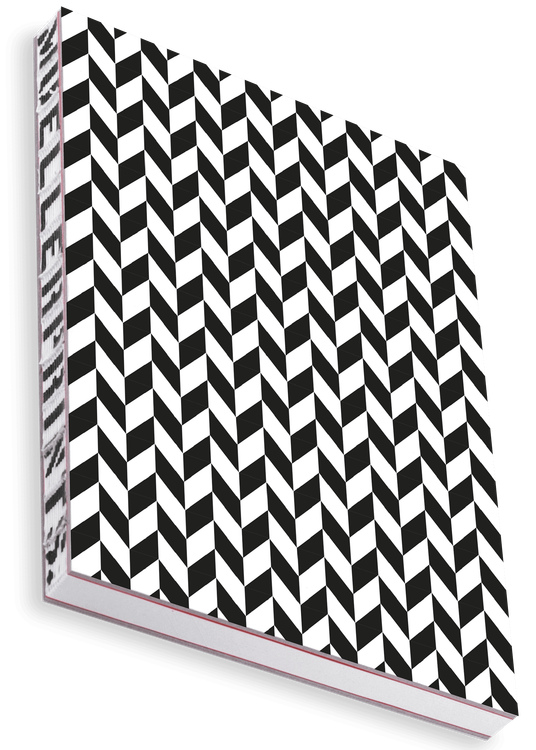 Overhead product shot of MUELLERPRINTS. Paperwork Black No. 07 Hardcover · 160 Seiten · Kariert