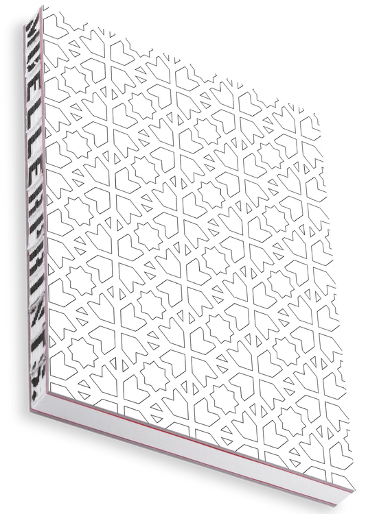 Overhead product shot of MUELLERPRINTS. Paperwork Black No. 10 Hardcover · 160 Seiten · Kariert