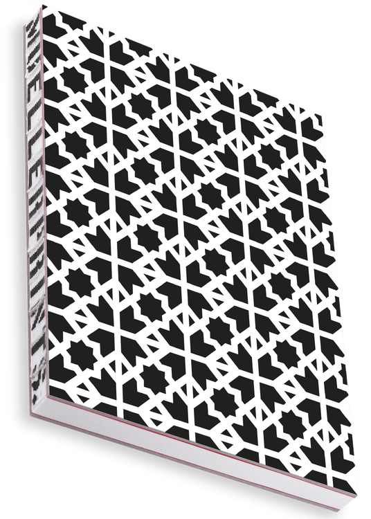 Overhead product shot of MUELLERPRINTS. Paperwork Black No. 11 Hardcover · 160 Seiten · Kariert