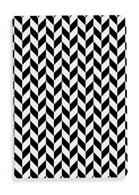 Overhead product shot of MUELLERPRINTS. Paperwork Black No. 07 Notizhefte · 60 Seiten · Blanko