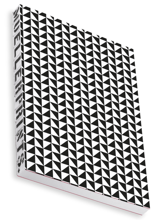 Overhead product shot of MUELLERPRINTS. Paperwork Black No. 06 Softcover · 160 Seiten · Kariert
