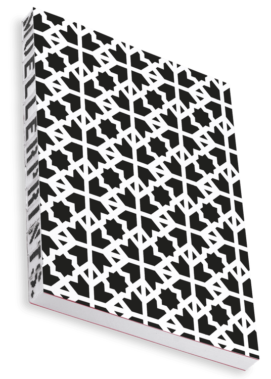 Overhead product shot of MUELLERPRINTS. Paperwork Black No. 11 Softcover · 160 Seiten · Dotted