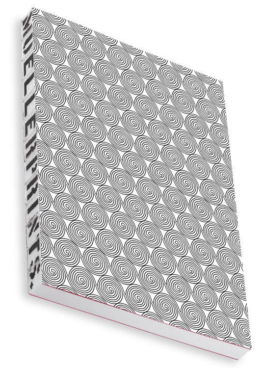 Overhead product shot of MUELLERPRINTS. Paperwork Black No. 12 Softcover · 160 Seiten · Blanko